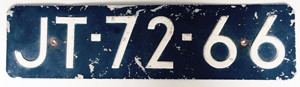 weidner-condor-altes-nummernschild