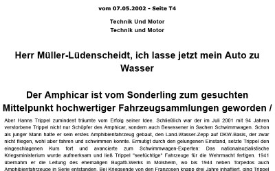 Artikel aus der FAZ vom 07.05.2002