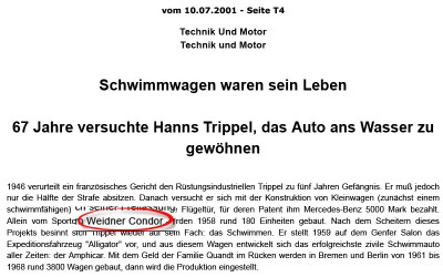 Hanns Trippel – Vom Wasserauto zum Sport Coupé